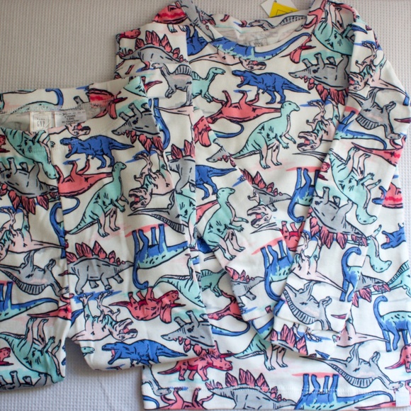 baby gap dinosaur pajamas